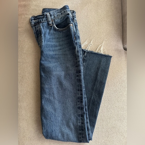Agolde criss cross jeans size 23 - Picture 1 of 2